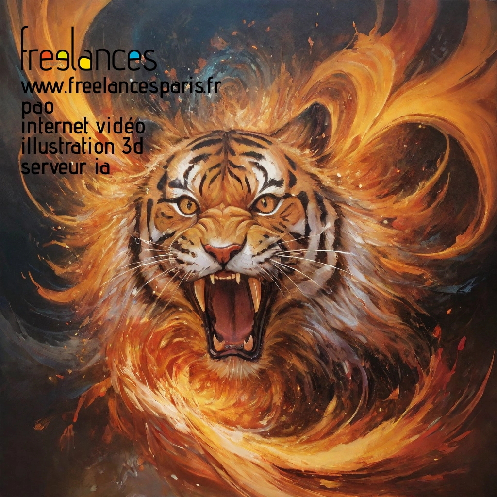 Pao mise en page internet vidéo illustration 3d serveur IA générative AI freelance paris studio de création magazines lu896hk0